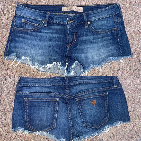 Guess short blue jean shorts size 29 - Picture 1 of 4